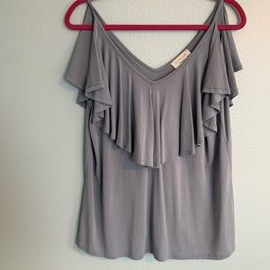 Lavender field Grey Tank Top